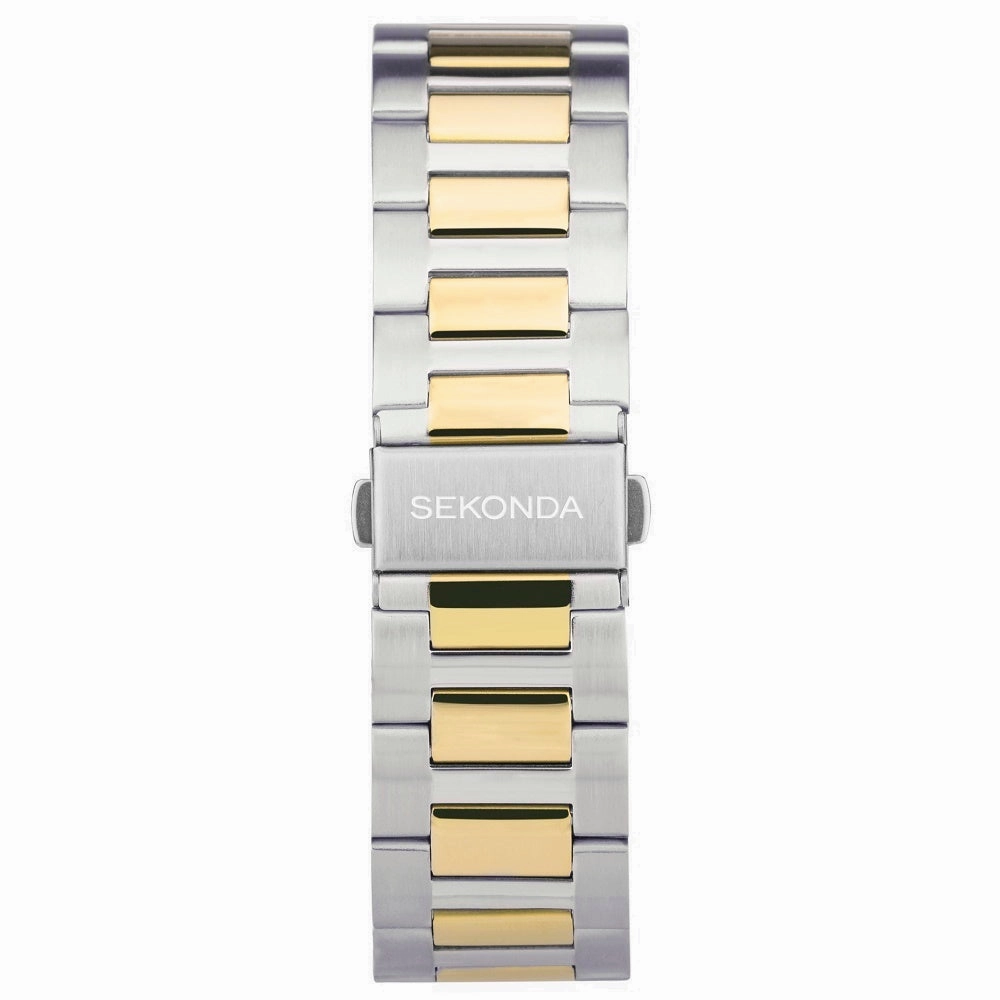 Sekonda Ocean Two Tone Black Dial Men's Watch 30139