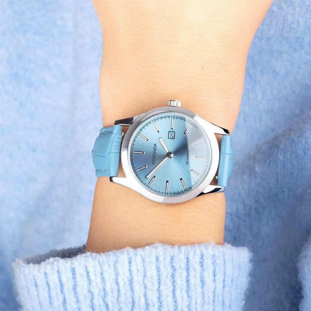 Sekonda Taylor Classic Blue Dial Ladies Watch 40548