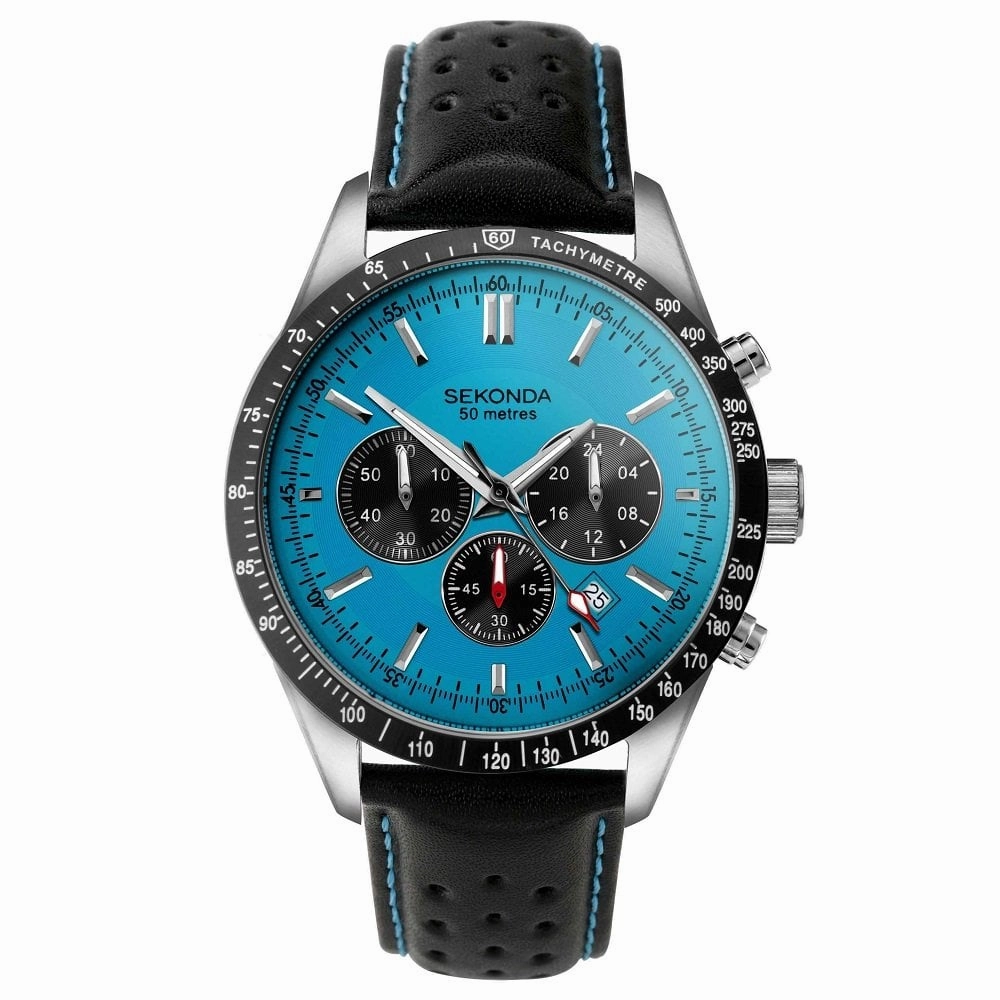 Sekonda Velocity Sports Chronograph Men's Watch Blue Dial 30019