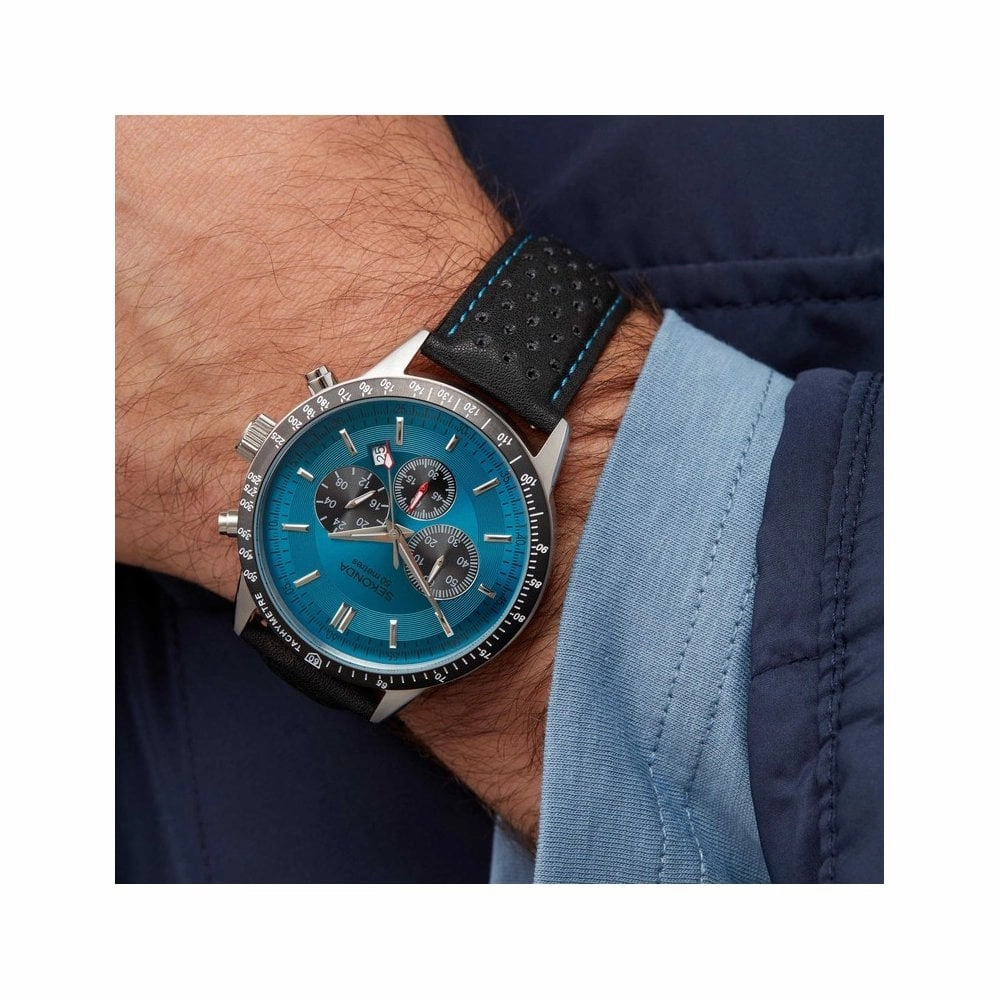Sekonda Velocity Sports Chronograph Men's Watch Blue Dial 30019