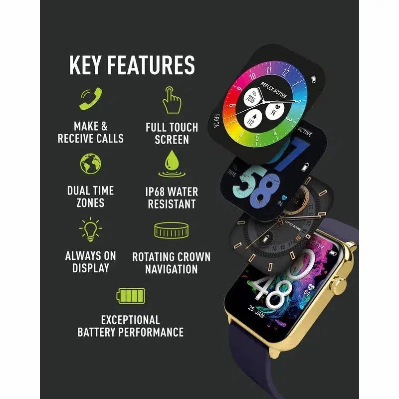 Series 30 Reflex Active Amoled Blue Smart Calling Watch