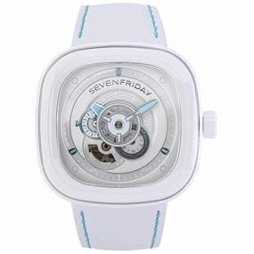 SevenFriday Men's Watch - P-Series Curacao White Day-Night Dial Automatic | P1C-05