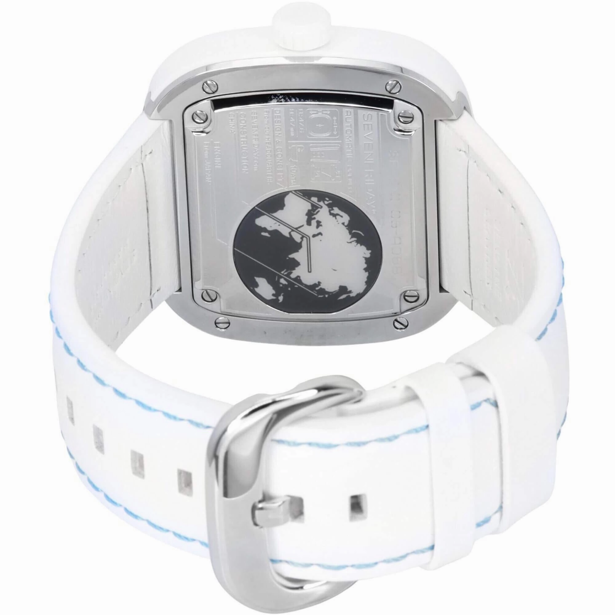 SevenFriday Men's Watch - P-Series Curacao White Day-Night Dial Automatic | P1C-05