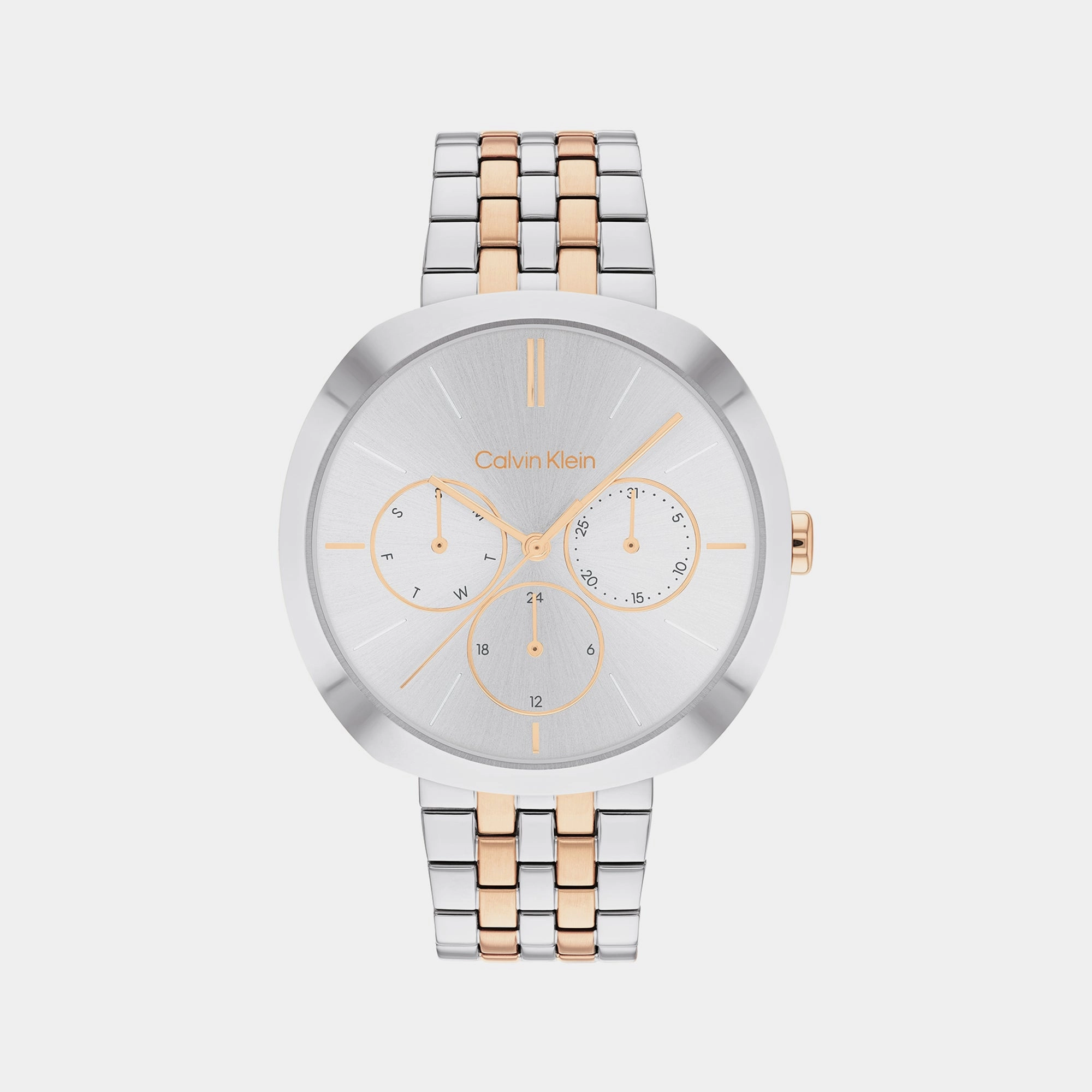 Shape Women Silver Chronograph Stainless Steel Watch 25200337