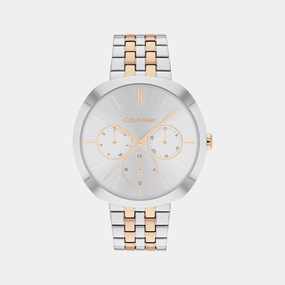 Shape Women Silver Chronograph Stainless Steel Watch 25200337