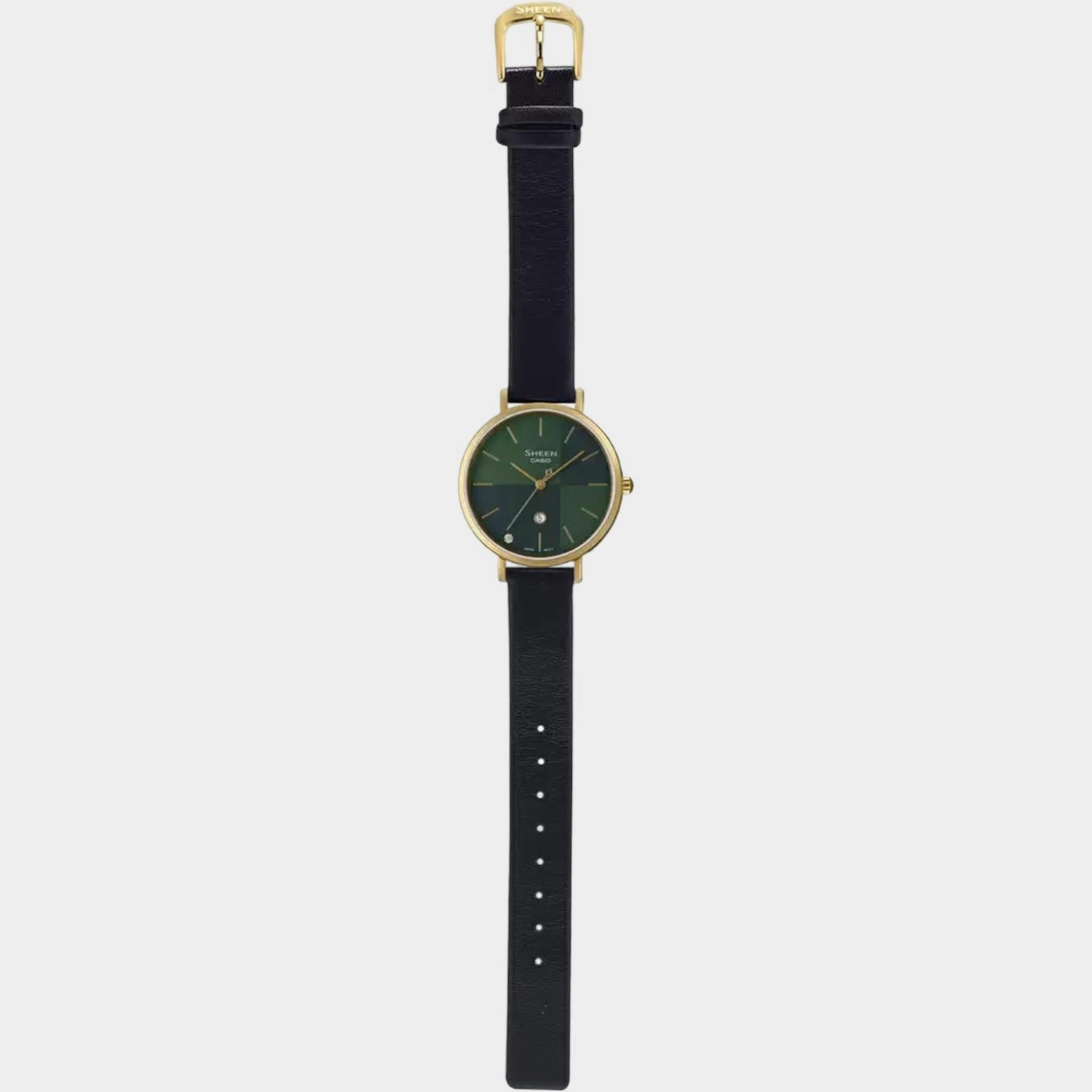 Sheen Women's Analog Leather Watch SH257 - SHE-4547GL-3AUDF