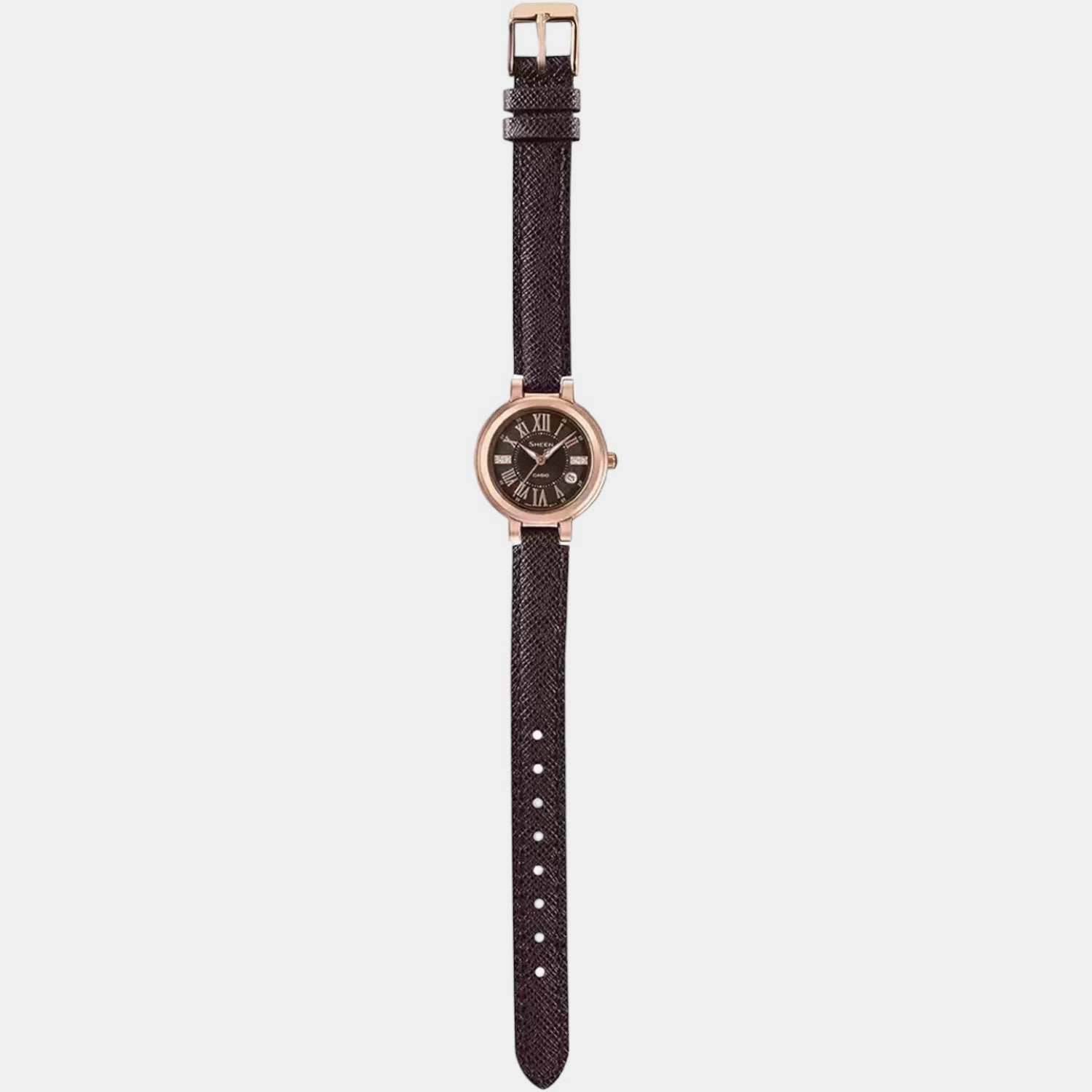 Sheen Women's Analog Leather Watch SX214 - SHE-4029PGL-5AUDF