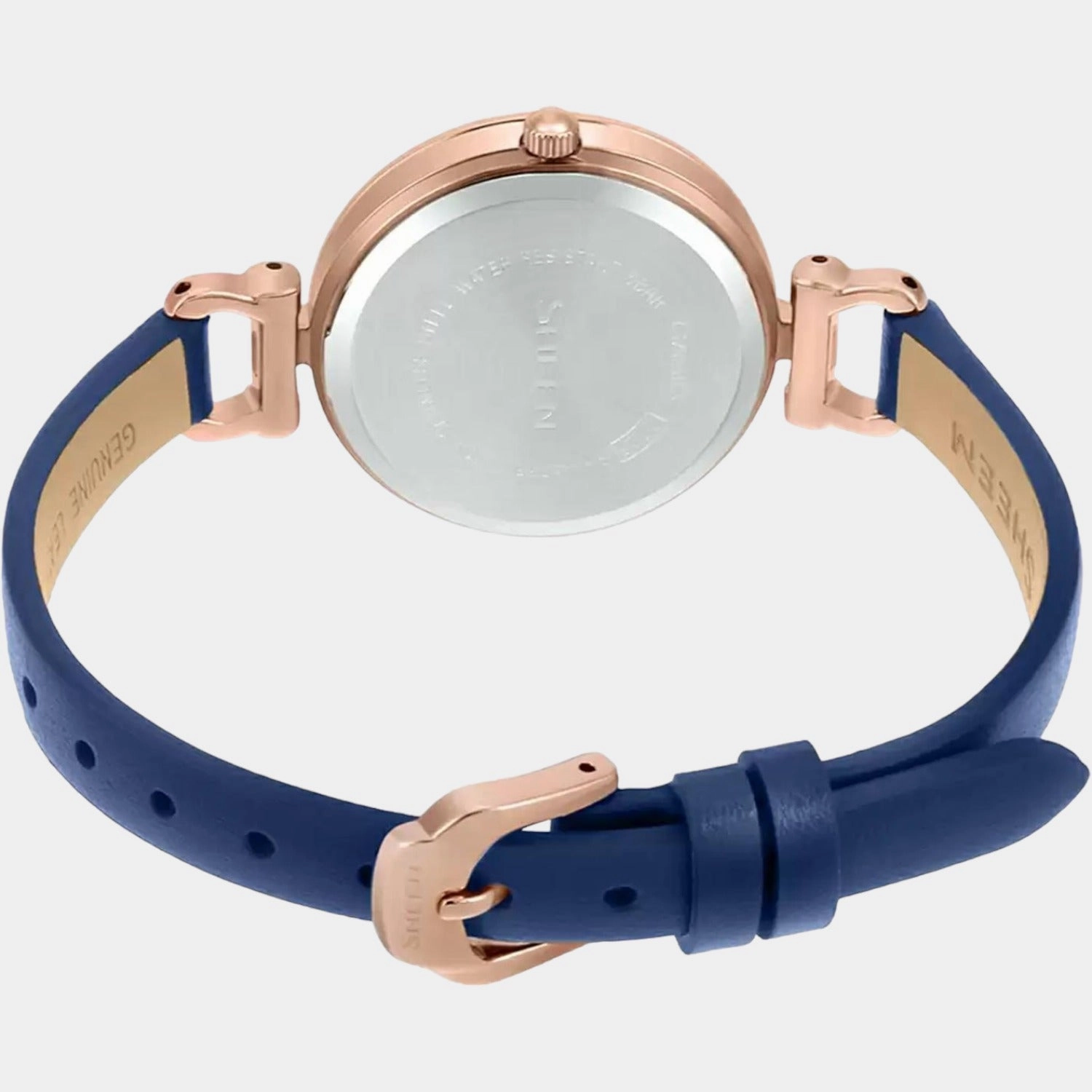 Sheen Women's Analog Leather Watch SX258 - SHE-4055PGL-7AUDF