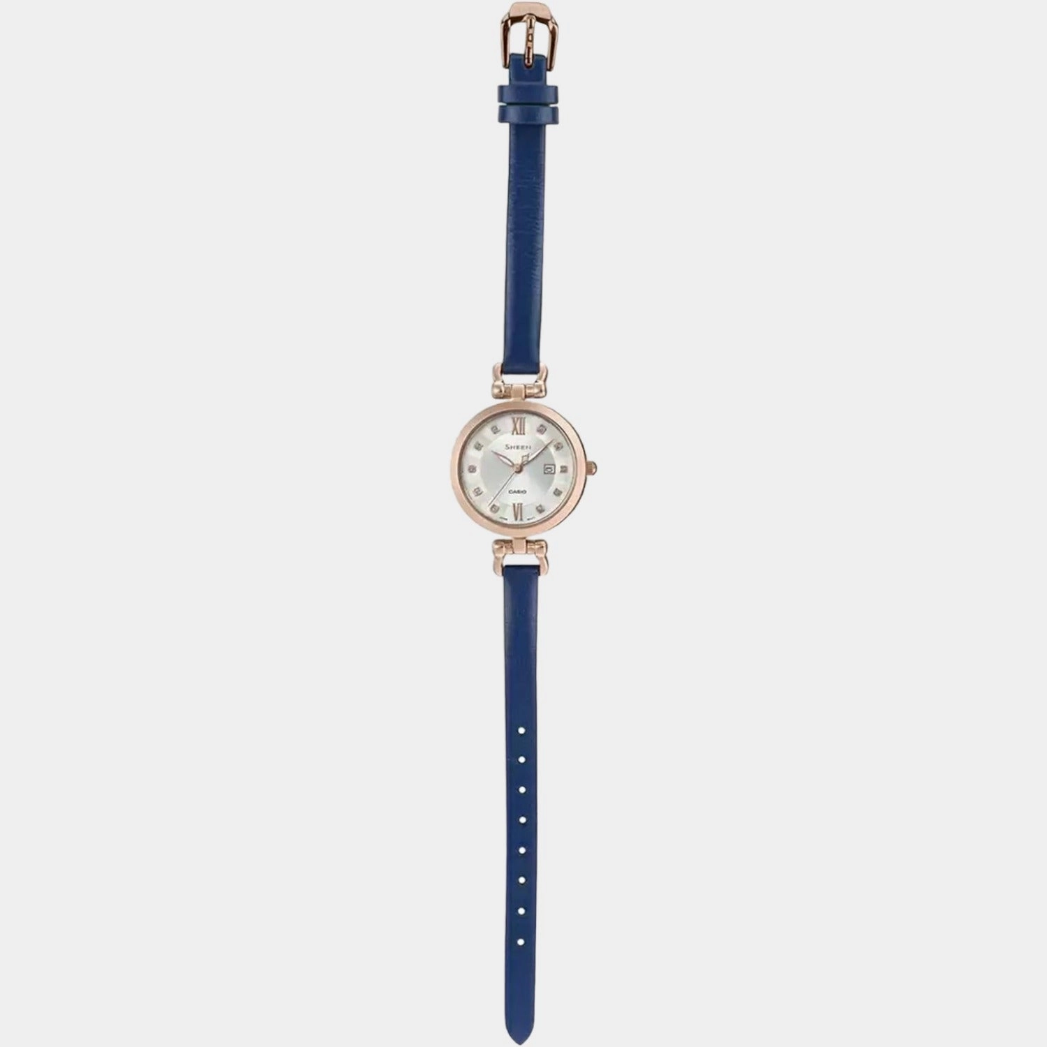 Sheen Women's Analog Leather Watch SX258 - SHE-4055PGL-7AUDF