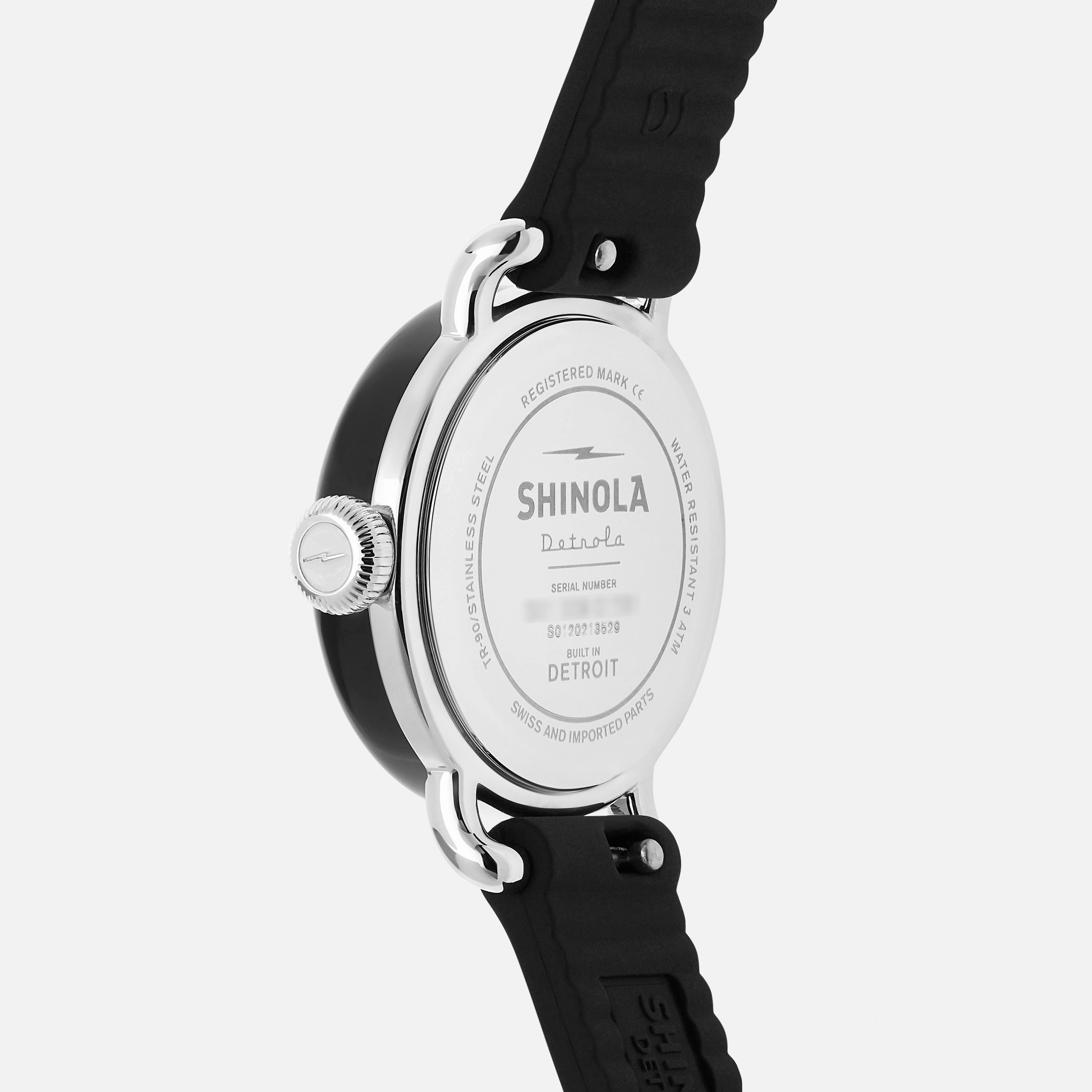 SHINOLA Detrola Women's Pee Wee S0120213529 Black Watch 25mm