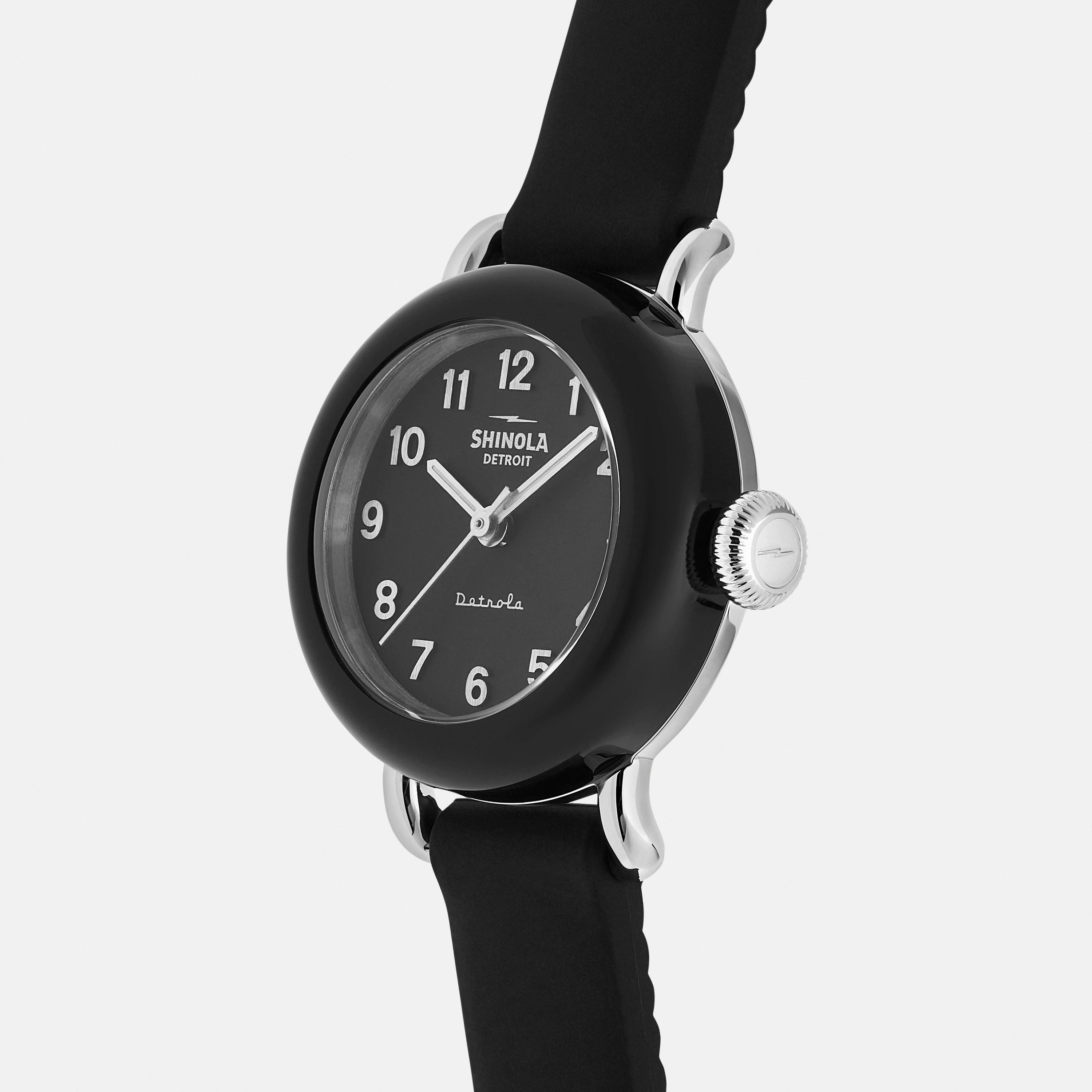 SHINOLA Detrola Women's Pee Wee S0120213529 Black Watch 25mm