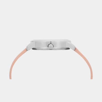 Signature Pink Women's Multi-Function Leather Watch UWUCL0501