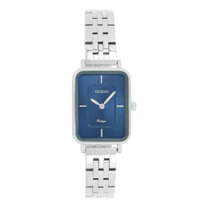 Silver coloured OOZOO watch with stainless steel bracelet - C20417