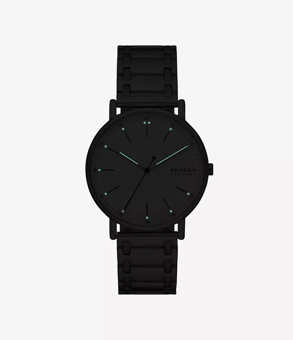 Skagen Signatur Classic Silver Watch with Three-Hand - SKU SKW6912
