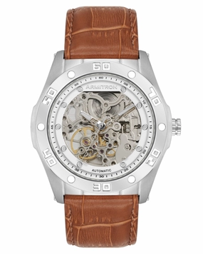 Skeleton? | 42mm, Tan/Silver