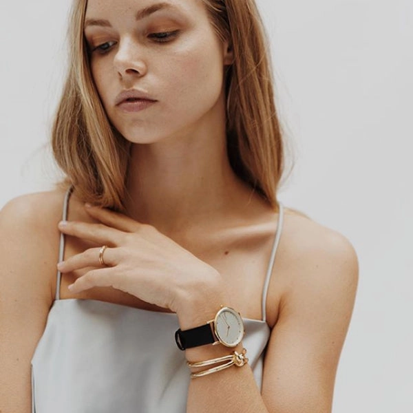 Soho Leather Watch - Black | ?K?????l?????l???