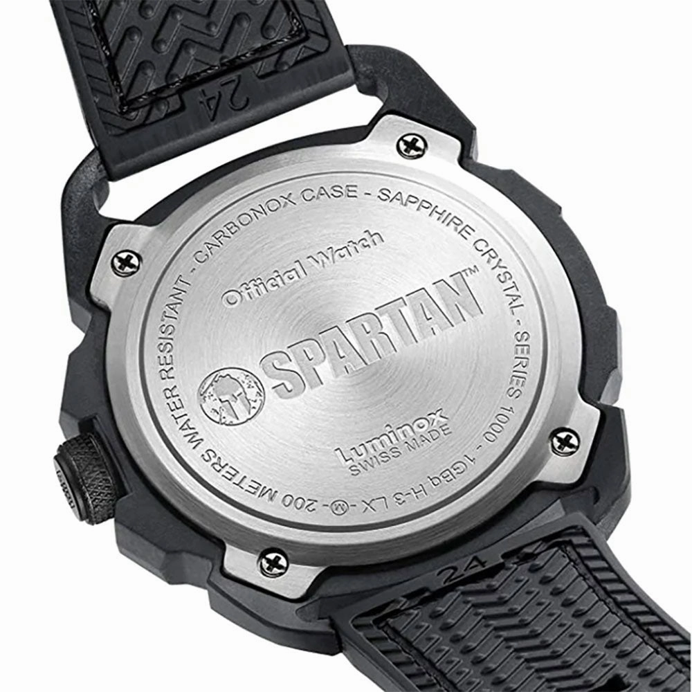 Special Edition Luminox ICE-SAR Arctic x Spartan Race CARBONOX Black Dial Black Rubber Strap Date Divers Quartz Mens Watch XL.1001.SPARTAN