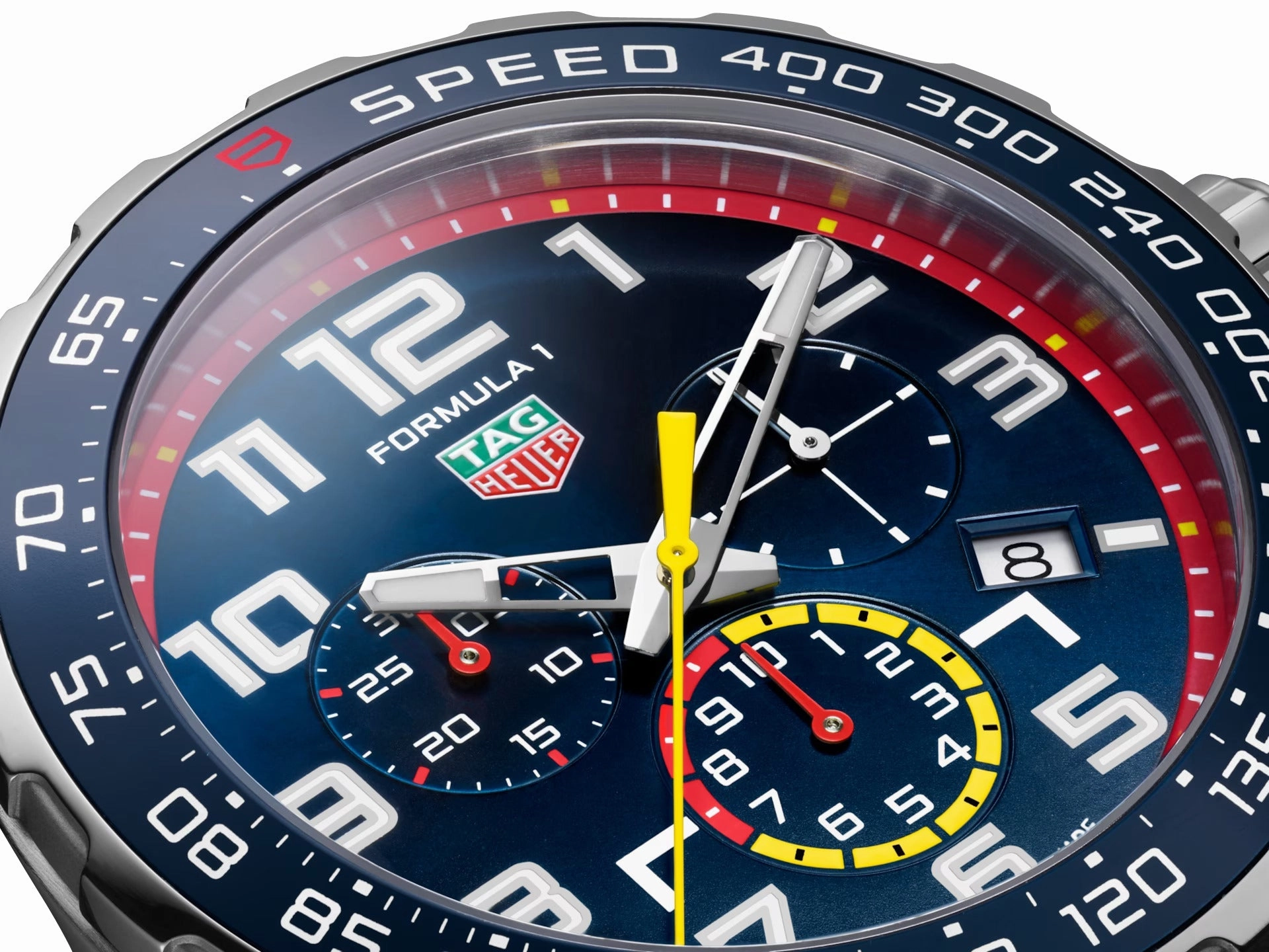 Special Edition TAG Heuer Formula 1 x Red Bull Racing Chronograph Stainless Steel Blue Dial Date Divers Quartz Mens Watch CAZ101AL.BA0842