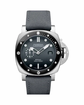 SUBMERSIBLE QUARANTAQUATTRO ESTEEL GRIGIO ROCCIA, 44 MM, STAINLESS STEEL