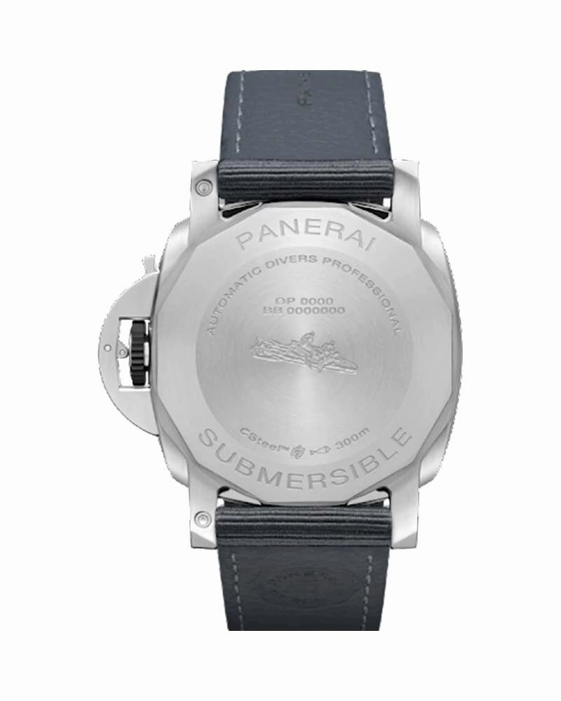 SUBMERSIBLE QUARANTAQUATTRO ESTEEL GRIGIO ROCCIA, 44 MM, STAINLESS STEEL