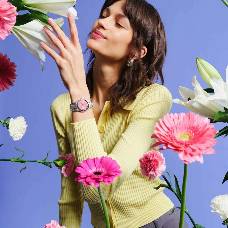 Swatch Irony PETAL CHARM Watch YLS234G