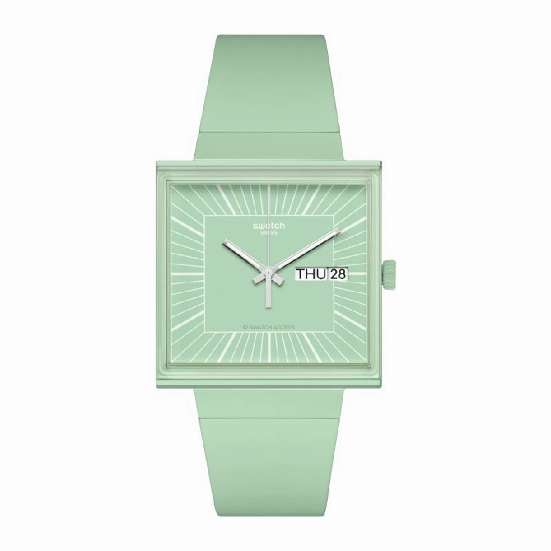 Swatch WHAT IFMINT? BIOCERAMIC Watch SO34G701