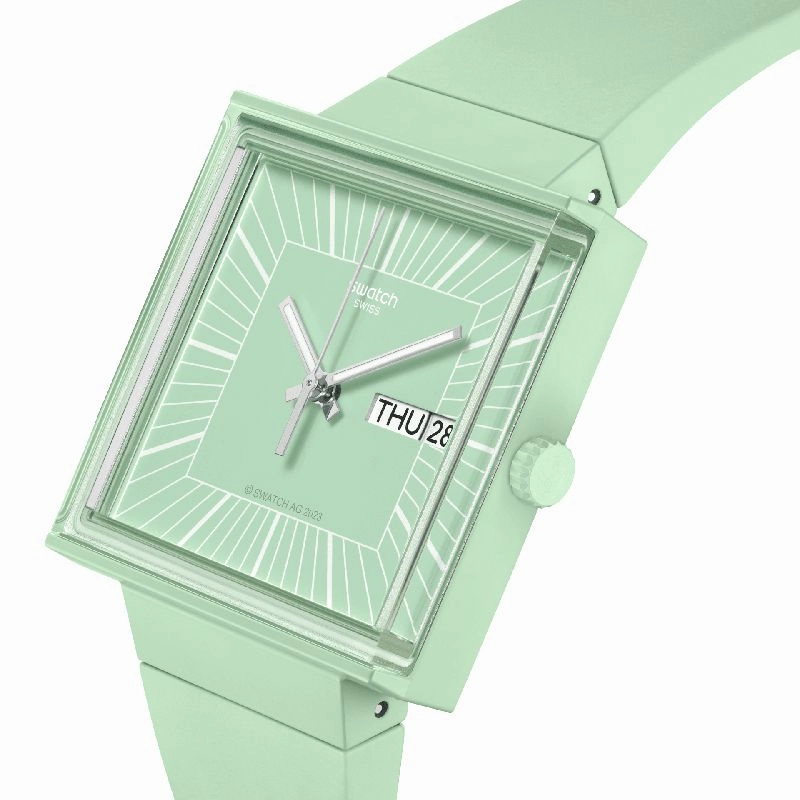 Swatch WHAT IFMINT? BIOCERAMIC Watch SO34G701