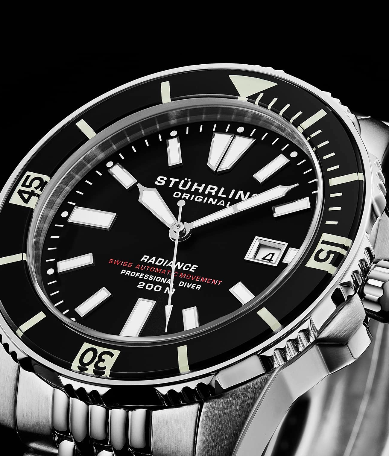 Swiss Automatic Super Luminova Radiance 1006 43mm Watch