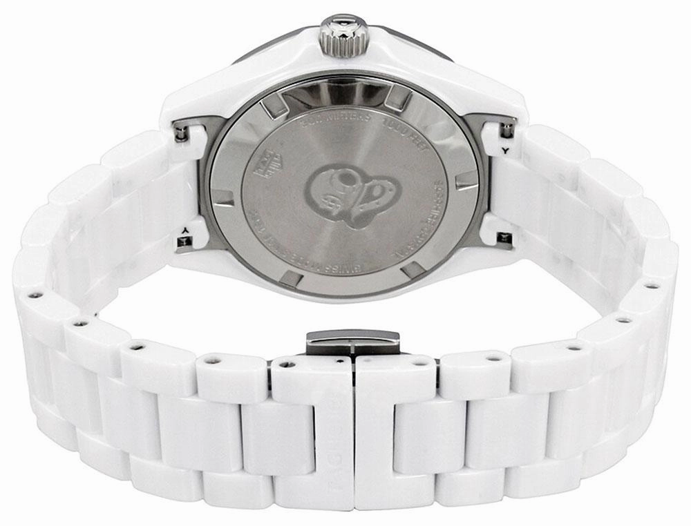 TAG Heuer Aquaracer White Ceramic White Dial Date Quartz Womens Watch WAY1391.BH0717