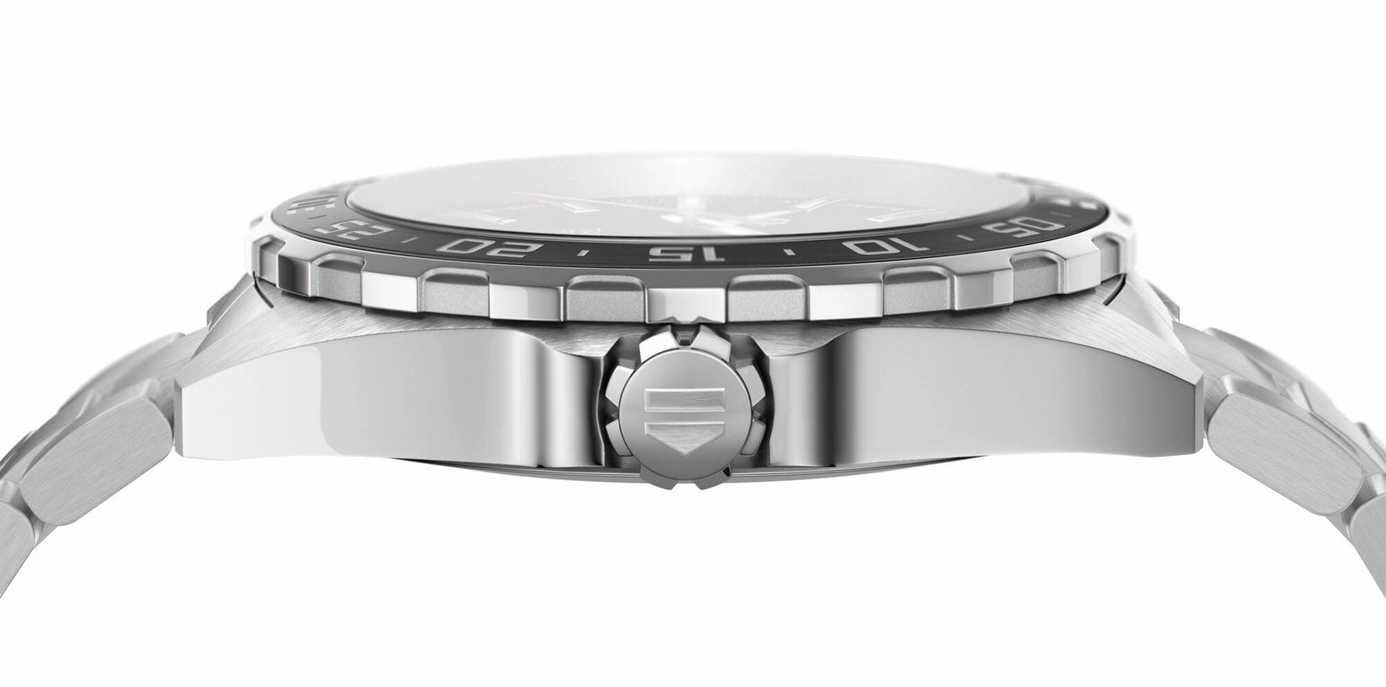 TAG Heuer Formula 1 Automatic Stainless Steel Gray Dial Date Divers Mens Watch WAZ2011.BA0842