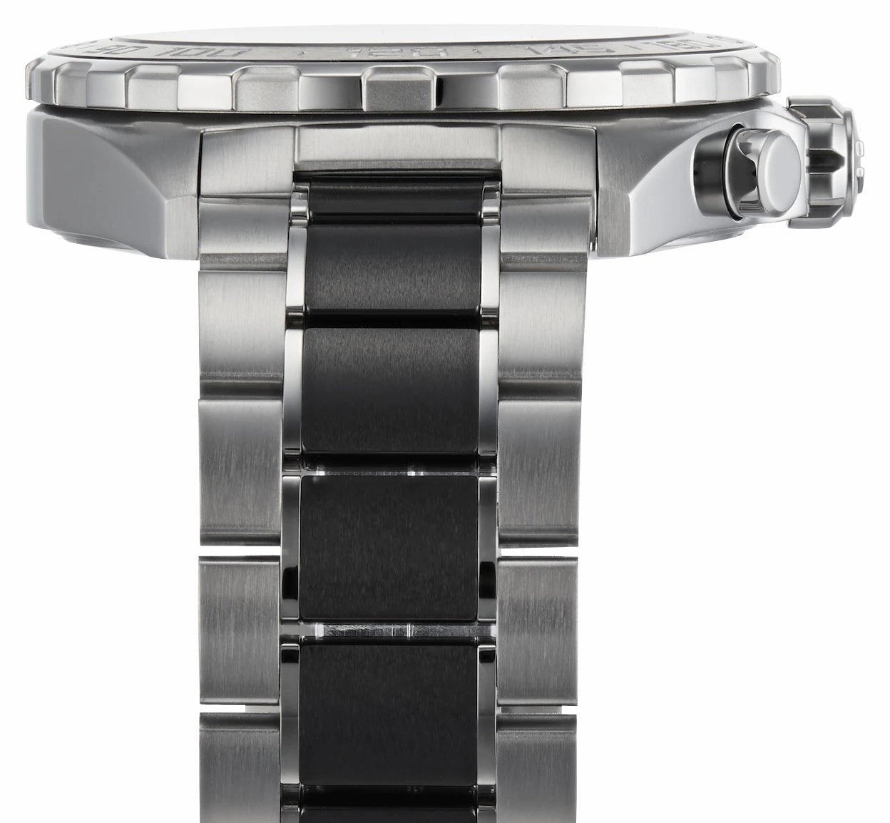 TAG Heuer Formula 1 Chronograph Stainless Steel & Ceramic Gray Dial Date Divers Quartz Mens Watch CAZ1011.BA0843