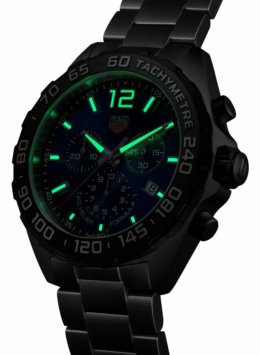 TAG Heuer Formula 1 Chronograph Stainless Steel Blue Dial Date Divers Quartz Mens Watch CAZ101AV.BA0842