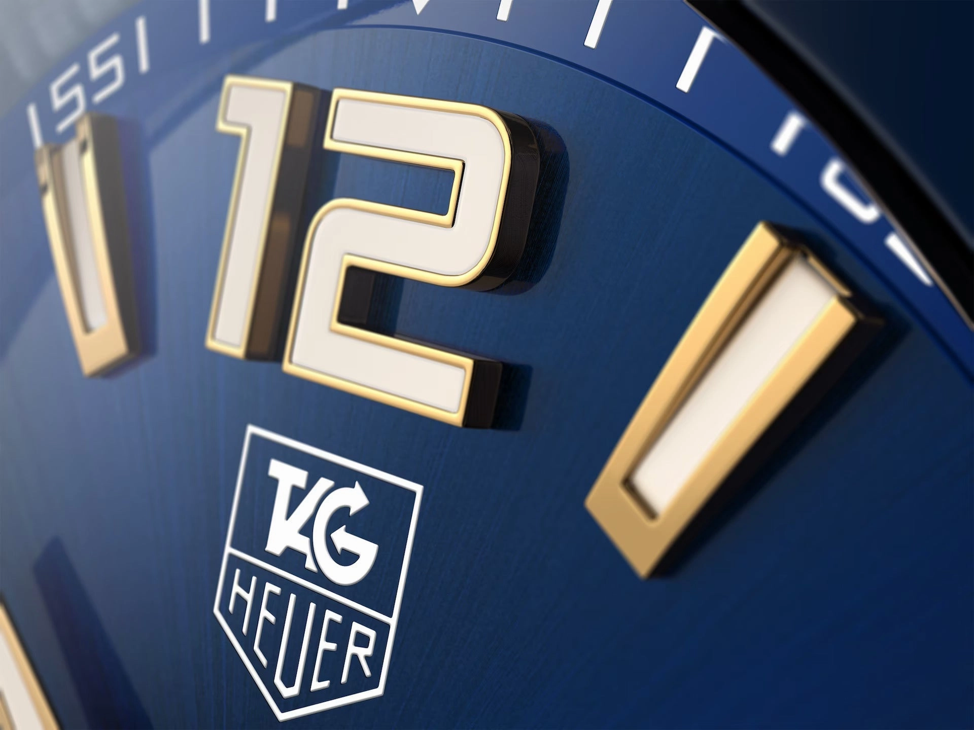 TAG Heuer Formula 1 Stainless Steel & Yellow Gold Plated Blue Dial Date Divers Quartz Mens Watch WAZ1120.BB0879