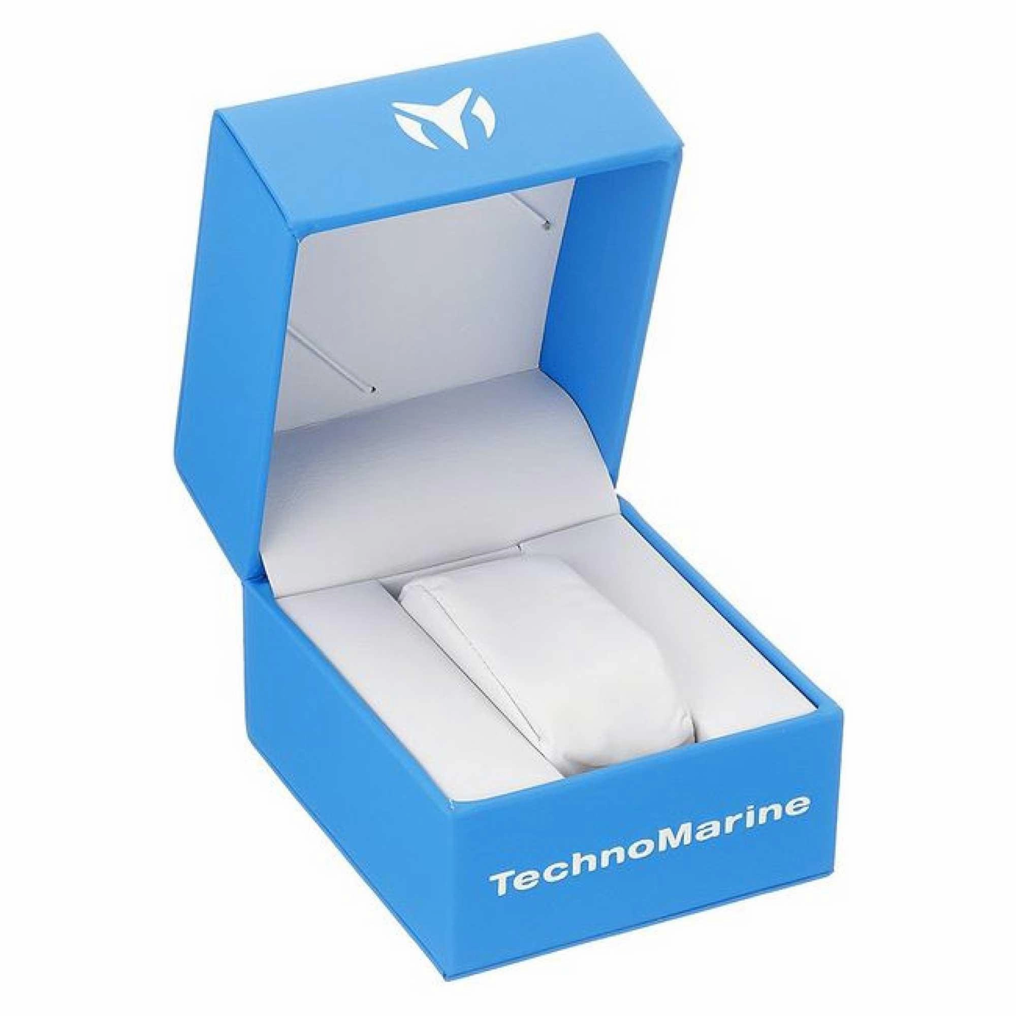Technomarine Men's Watch - MoonSun Blue Dial Stainless Steel Bracelet | TM-818003