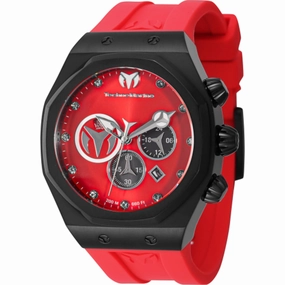 Technomarine Men's Watch - Reef Sun Quartz Chronograph Red Silicone Strap | TM-523003