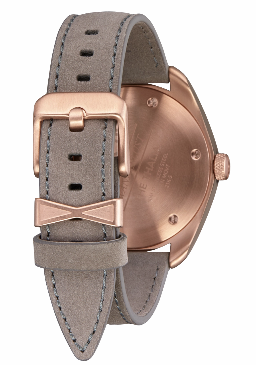 Thalia Leather - Gray Sunray / Rose Gold / Gray