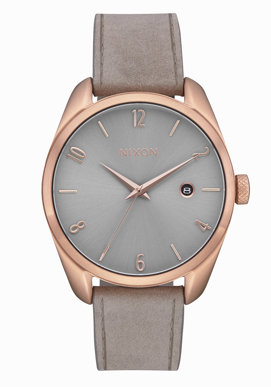 Thalia Leather - Gray Sunray / Rose Gold / Gray