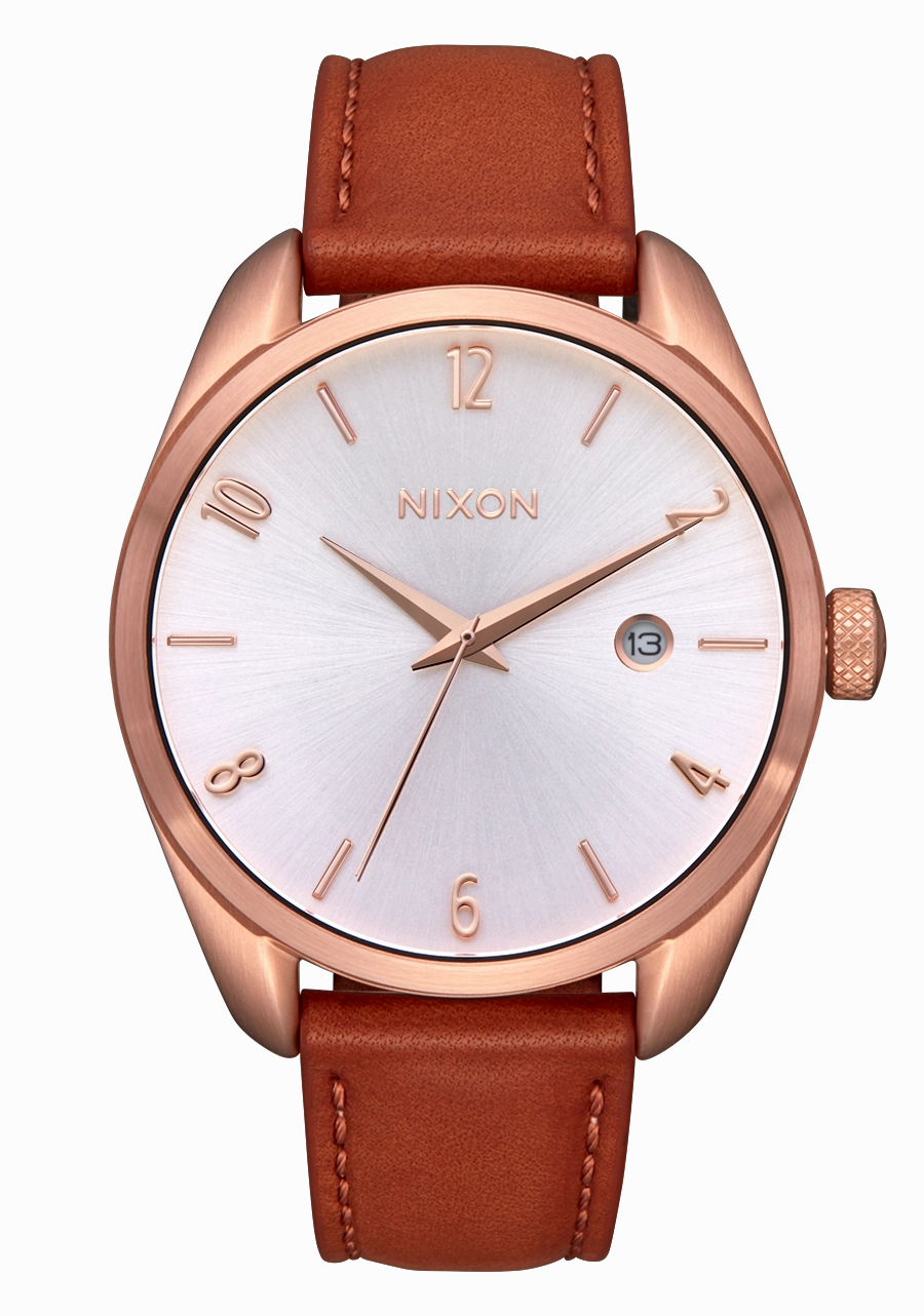Thalia Leather - Rose Gold / White