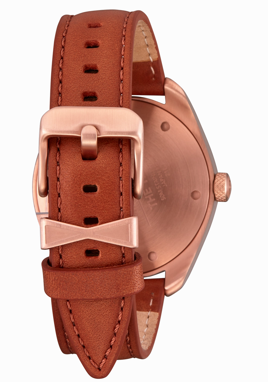Thalia Leather - Rose Gold / White