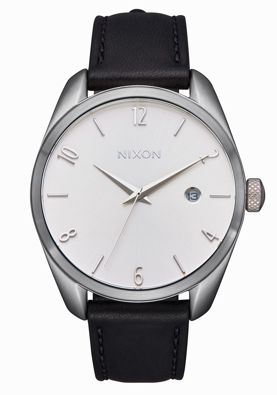 Thalia Leather - Silver / Black