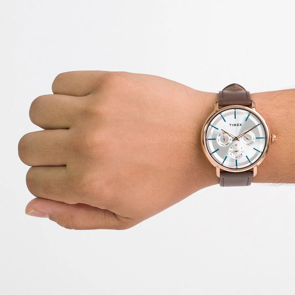 The Slim Line Multifunction 42mm Leather Band