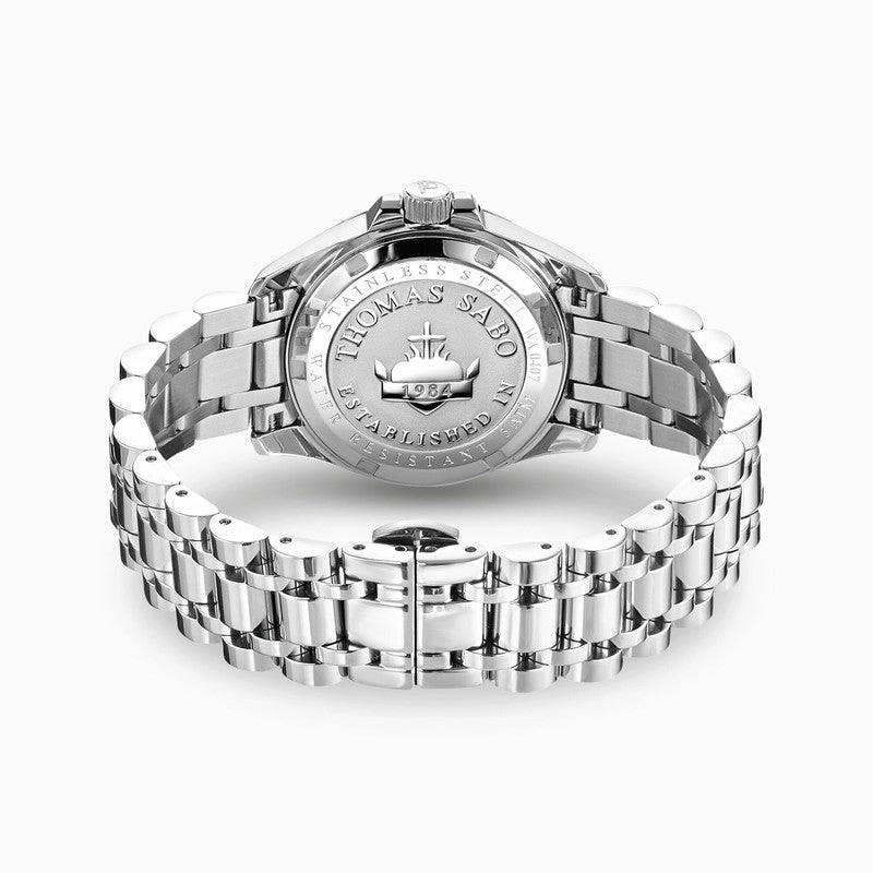 Thomas Sabo Ladies watch Divine Burgundy with Red Dial and White Stones