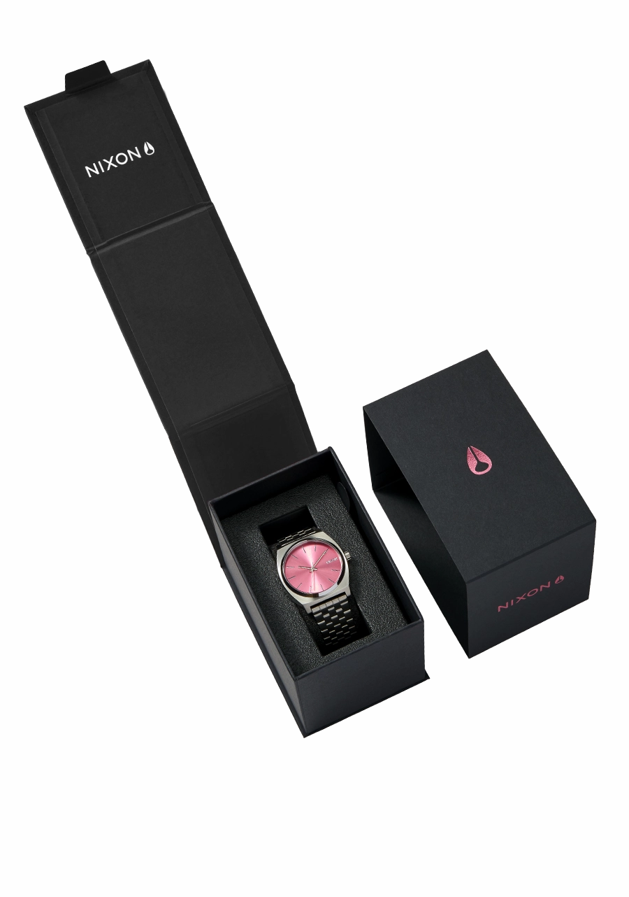 Time Teller - Silver / Pink