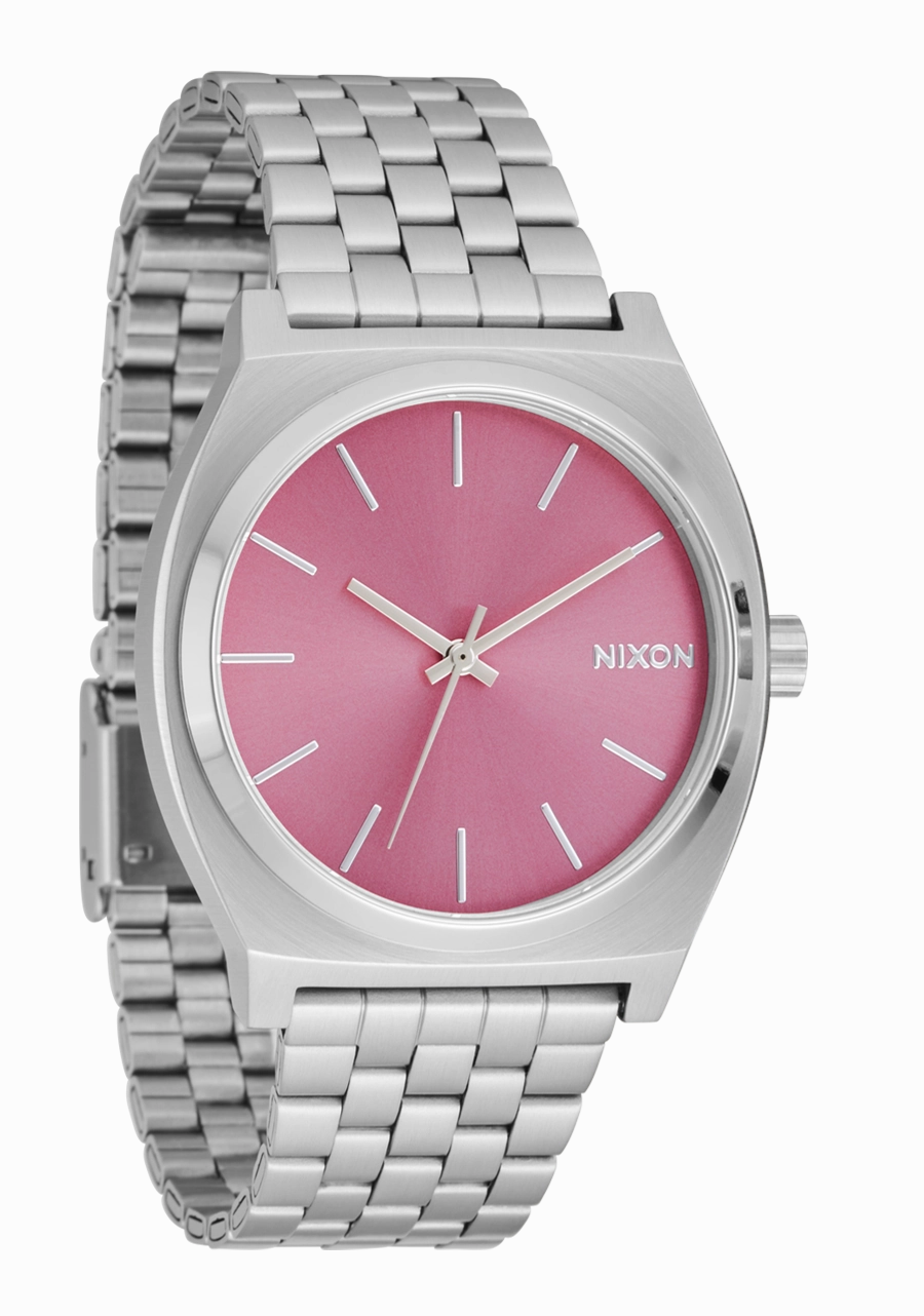 Time Teller - Silver / Pink