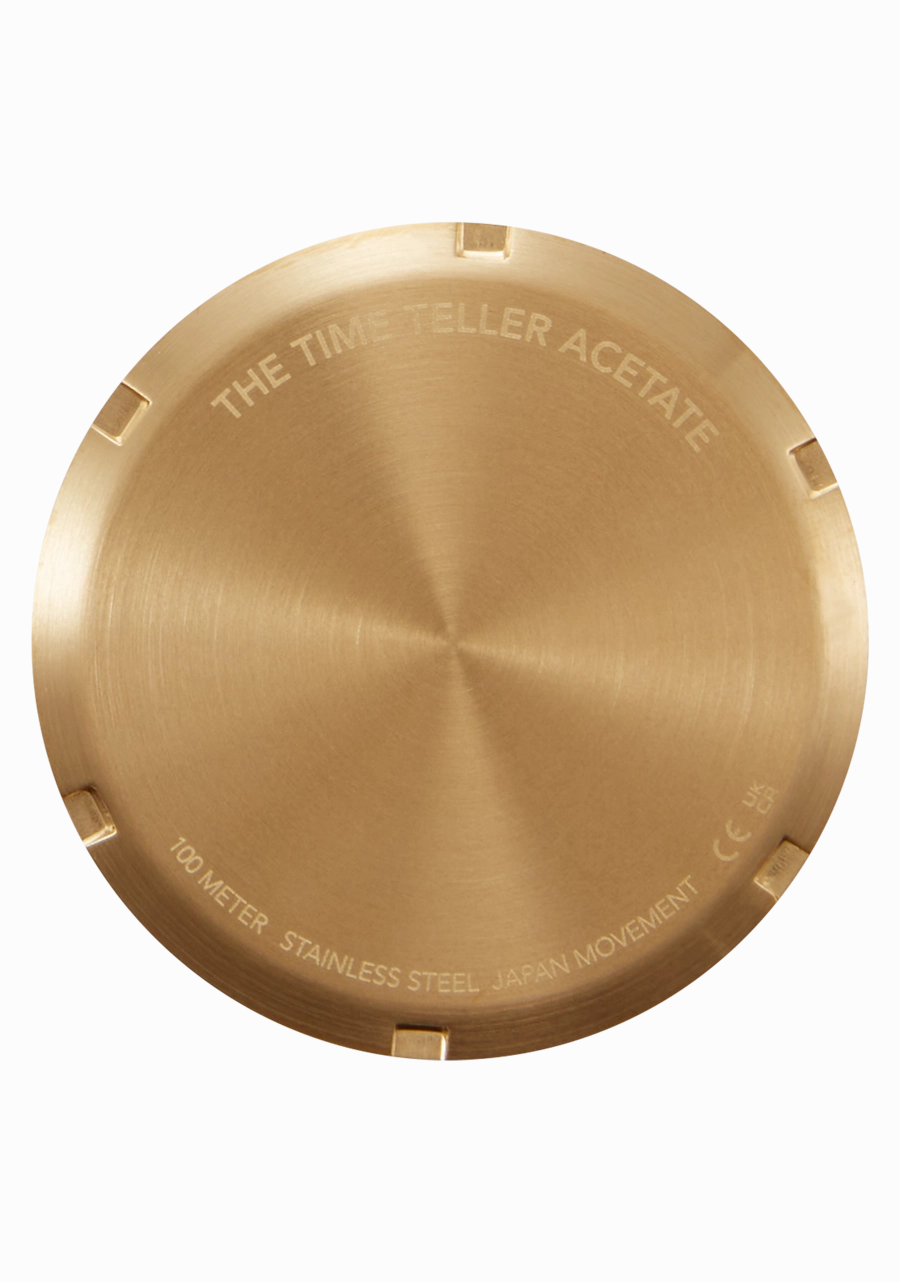 Time Teller Acetate - Cream Tortoise