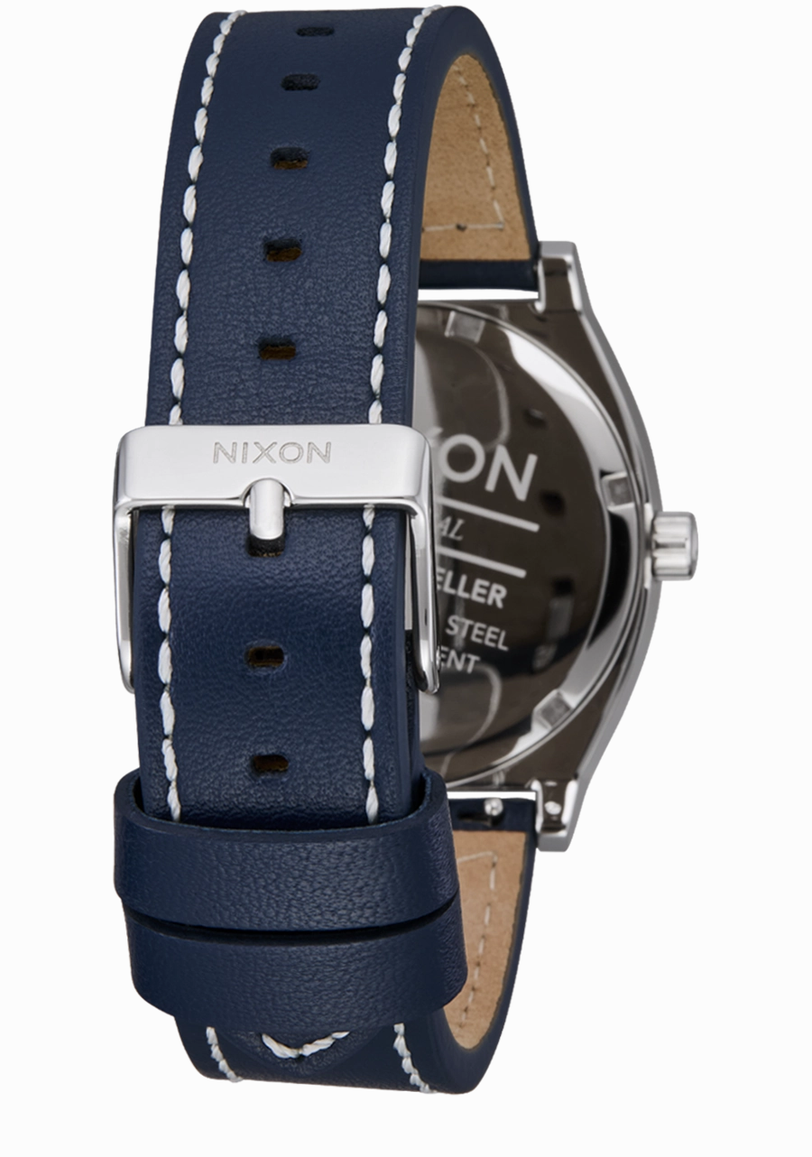 Time Teller Leather - Silver / Cloud / Indigo