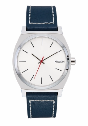 Time Teller Leather - Silver / Cloud / Indigo
