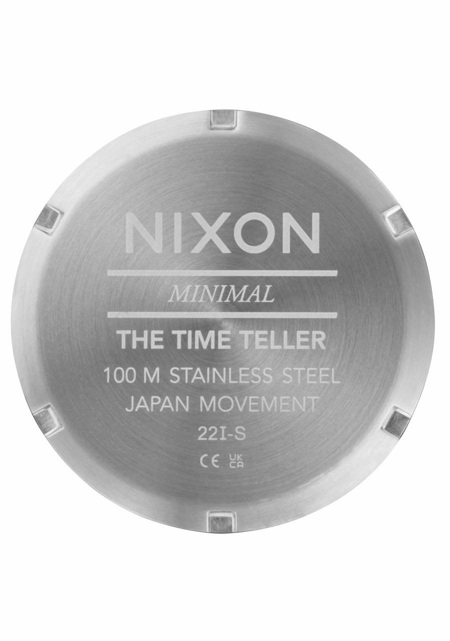 Time Teller Leather - Silver / Egret / Cranberry