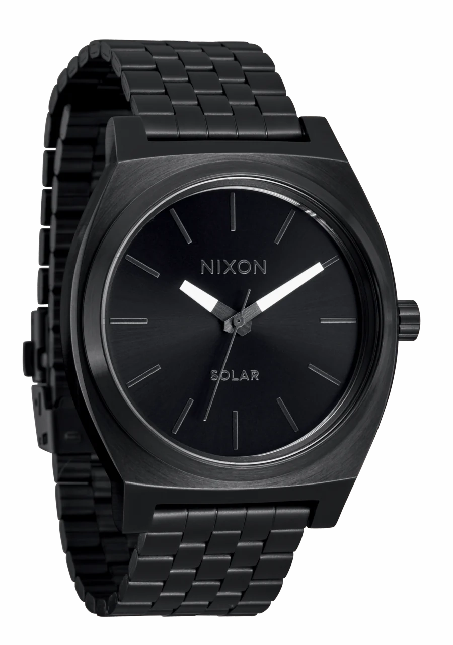 Time Teller Solar - All Black / White