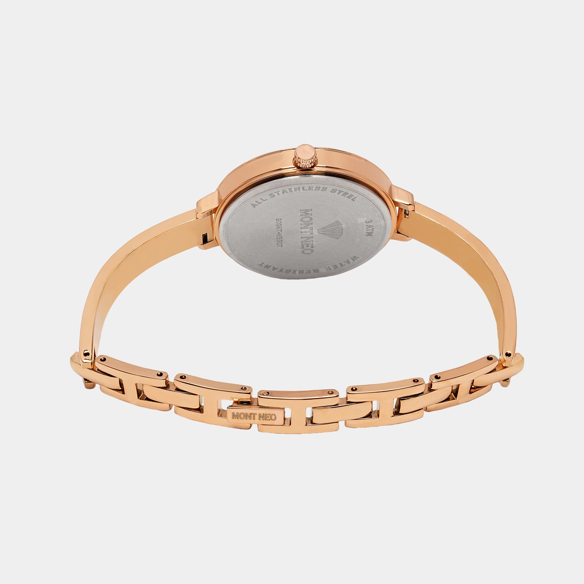 Timeless Rose Gold Analog Women Stainless Steel Watch 9004T-M3303